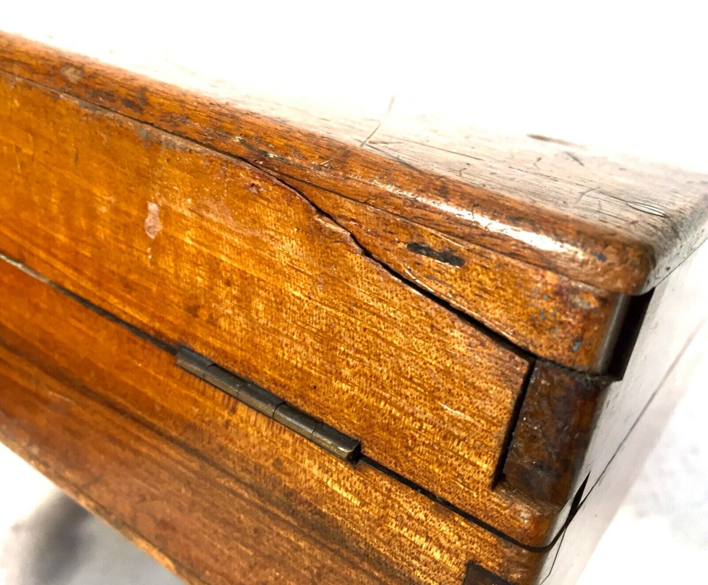 Antique French Artists Box by Bourgeois Aine Paris / Oil Paints Winsor & Newton