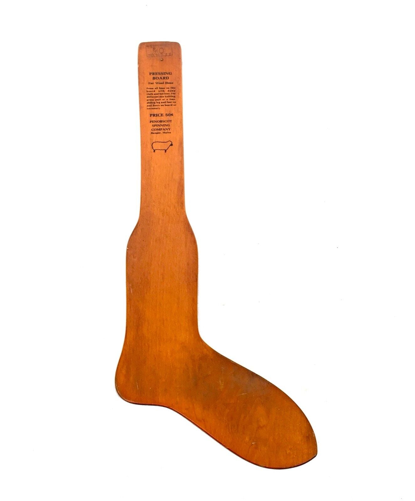 Antique Pressing Board by Penobscot Spinning Company for Wool / Sewing / Stretch