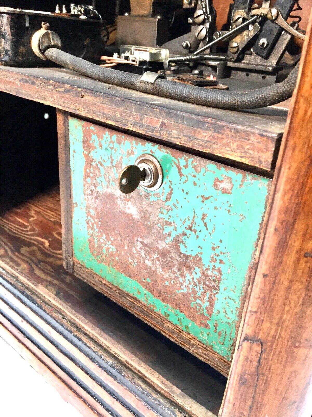 Antique 1930s Rotomatic Coin Operated Arcade Machine By Mutoscope Reel Working