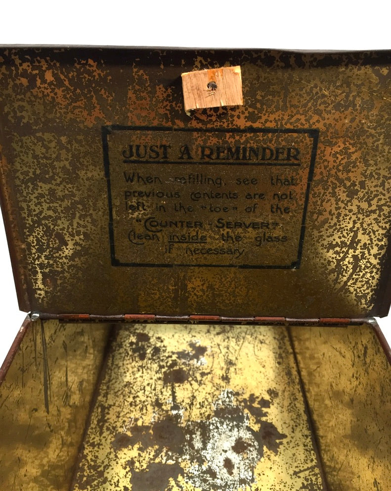Antique Advertising - Shop Display Dispensing Container Mackintosh Chocolate