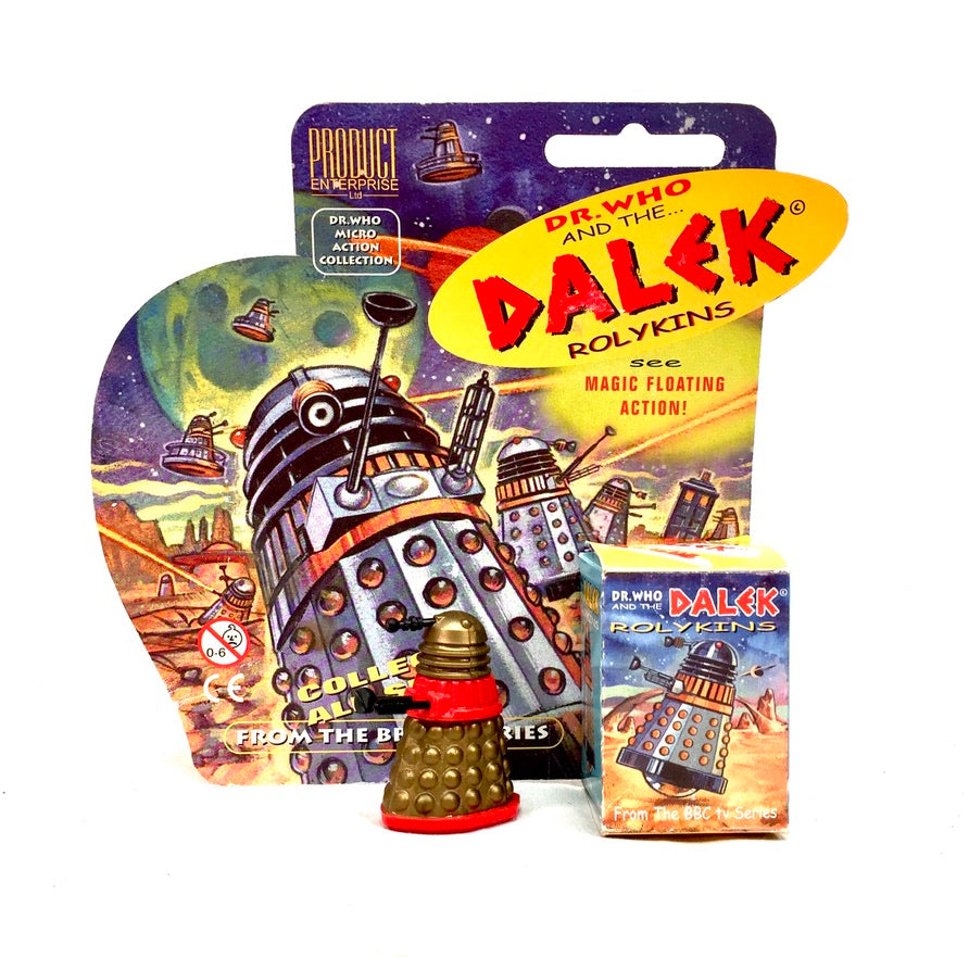 Vintage Toy - Product Enterprise "Supreme Dalek" / & Dr Who Rolykins Figurine