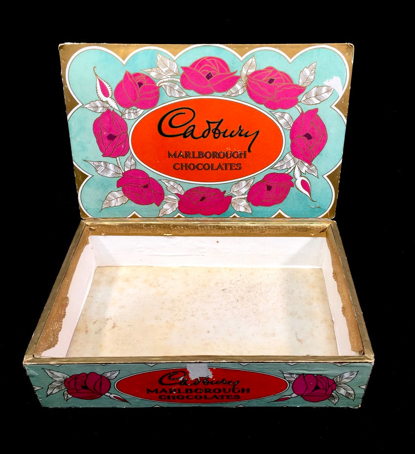 Antique Advertising - Cadbury's Chocolate Confectionery Wooden Shop Display Box