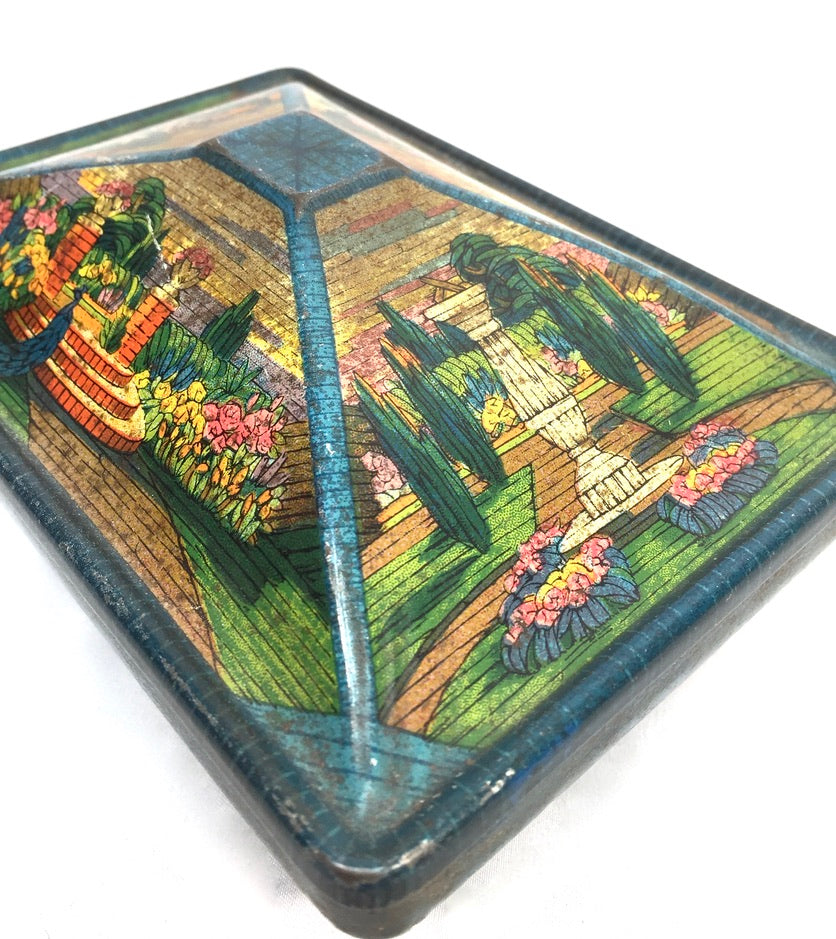 Antique Advertising Rowntrees Confectionery Tin / Sweet / Chocolate Box c.1920