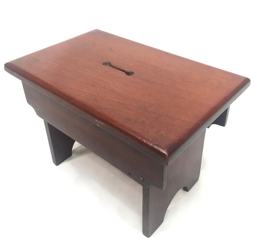 Antique Wooden 20th Century Money Box / Collection Box / Treen / Miniature Table