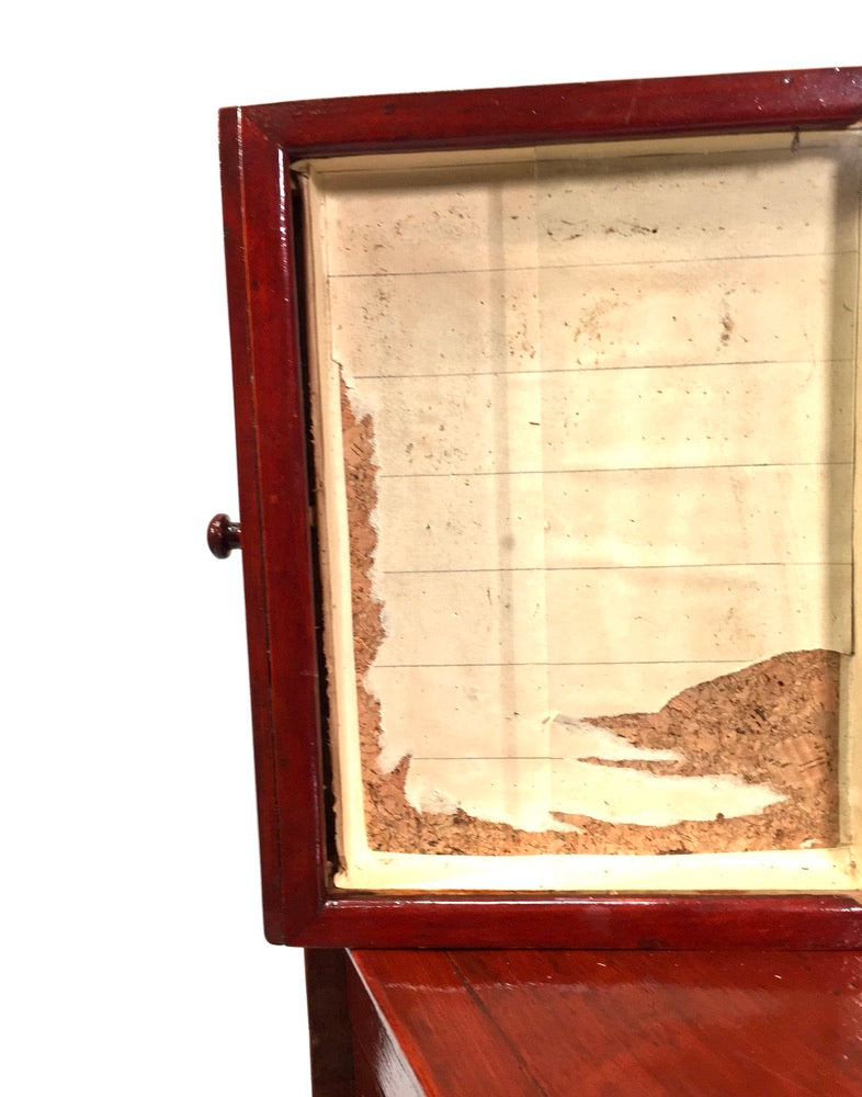 Antique Tabletop Stained Wooden Chest of Specimen Collectors Drawers c.1930