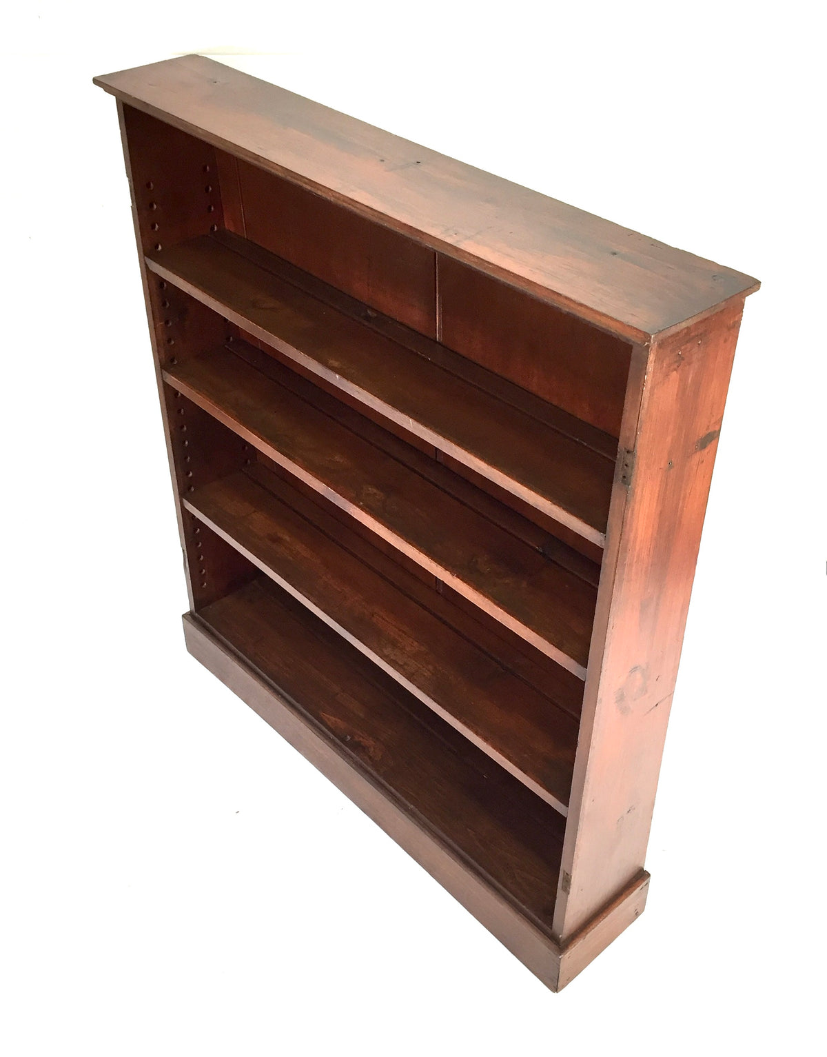 Antique Wooden Bookcase / Book Shelf Display Rack Freestanding c.1950 / Vintage