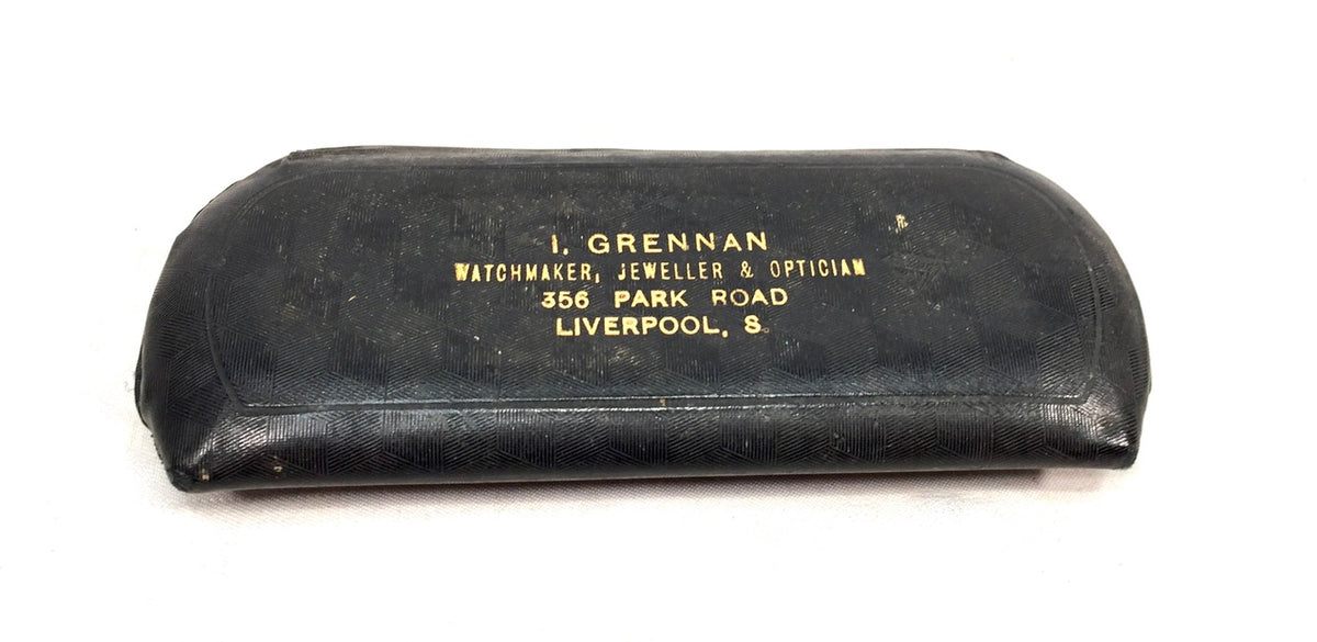 Antique Pince-Nez Glasses I Grennan Liverpool with Original Case Vintage Fashion
