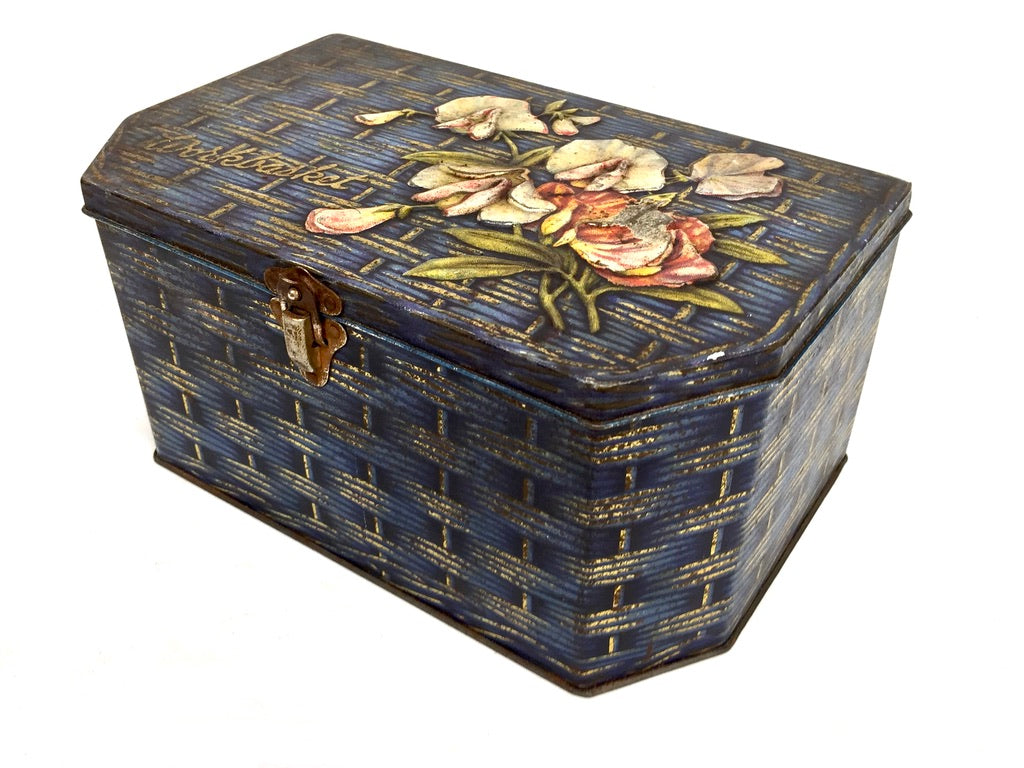 Antique Advertising 1930s Boy Blue Assortment of Toffees Tin by G.W. Horner & Co