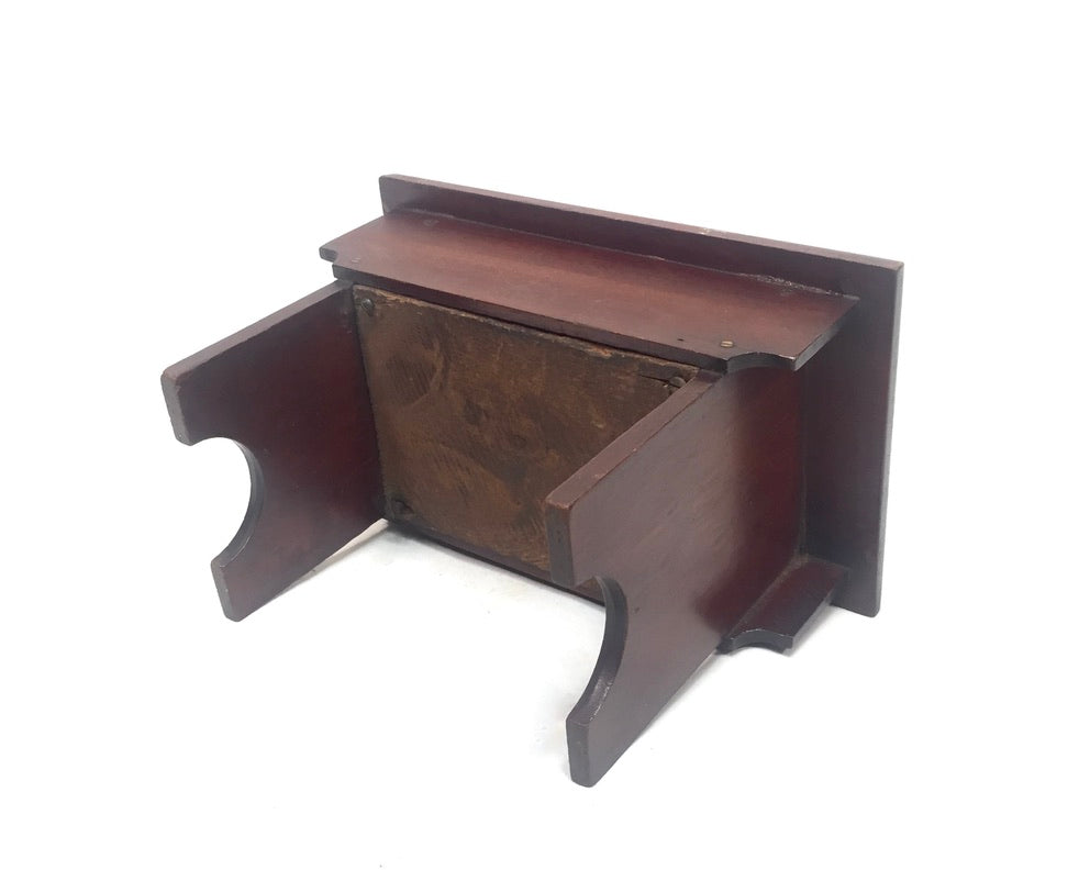 Antique Wooden 20th Century Money Box / Collection Box / Treen / Miniature Table