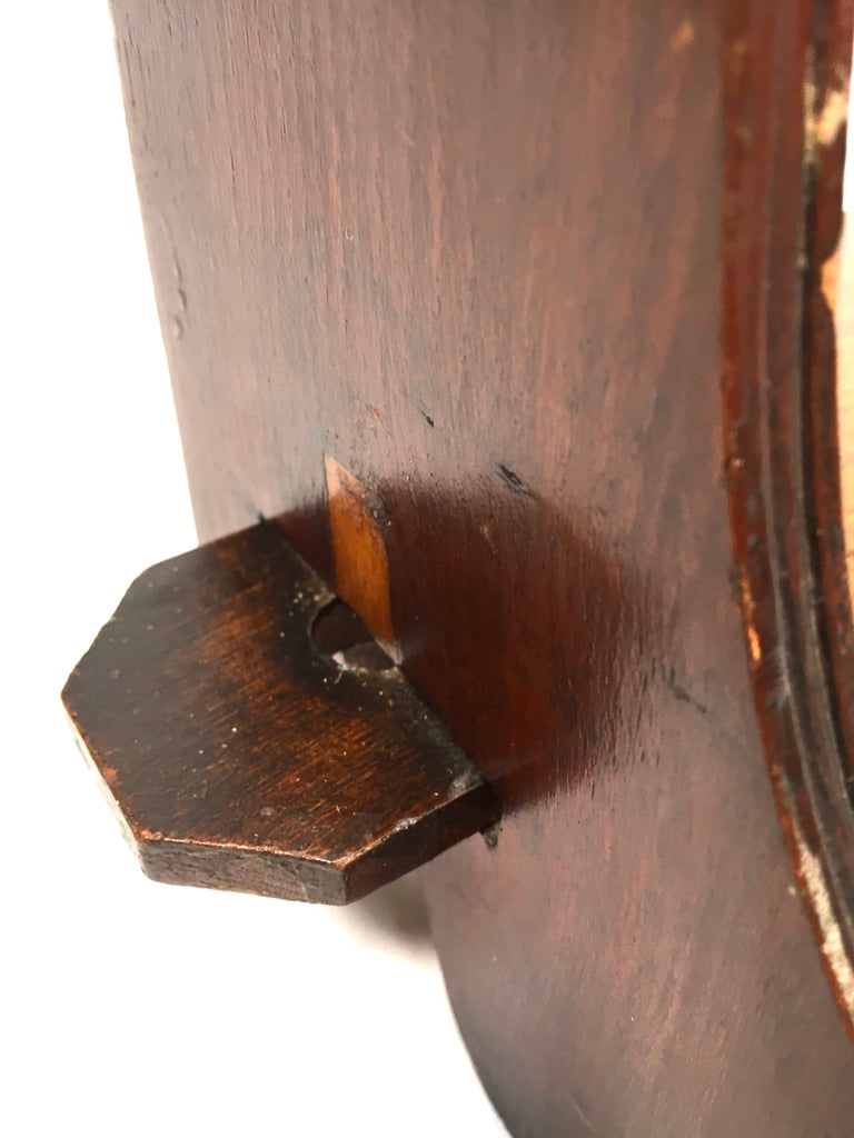 Antique Wooden Hand Carved Arts & Crafts Wall Hanging Peg Display Shelf & c1930s