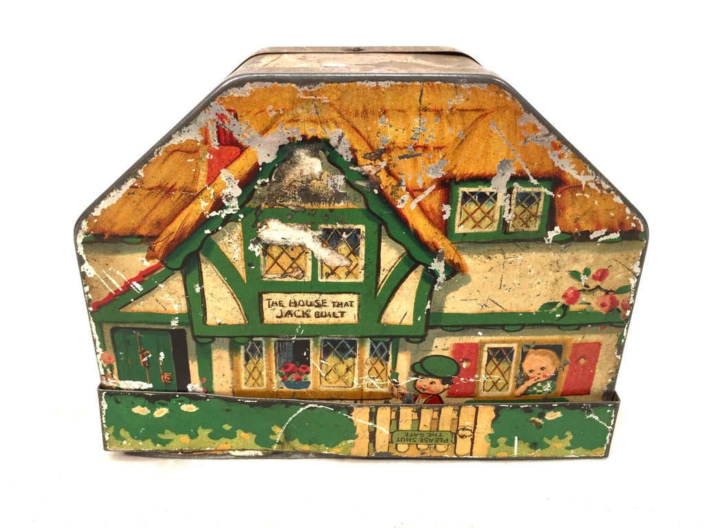 The House that Jack Built" Macfarlane Lang & Co Biscuit Tin
