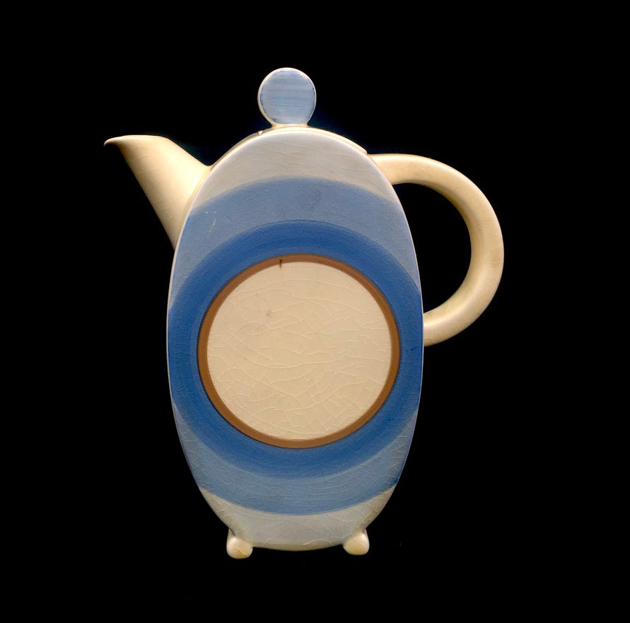 Clarice Cliff - Bonjour Shape Coffee / Tea Set / Art Deco Pottery / Antique