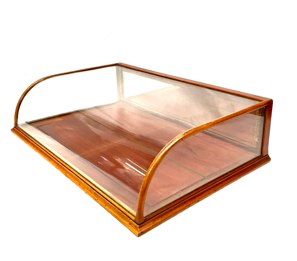 Antique Large Sized Haberdashery Shop Counter Glass Dome Display Cabinet c.1910