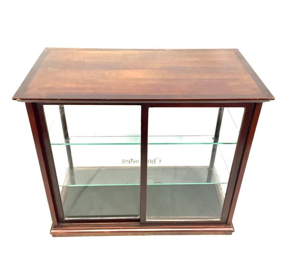 Antique Edwardian Cadbury’s Glass Chocolate Shop Counter Sweet Display Cabinet