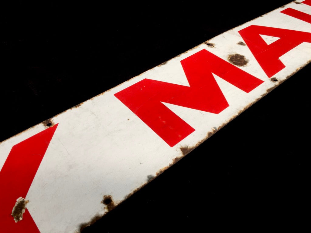 Antique Advertising - Large Original Enamel Sign for The Daily Mail Newspaper