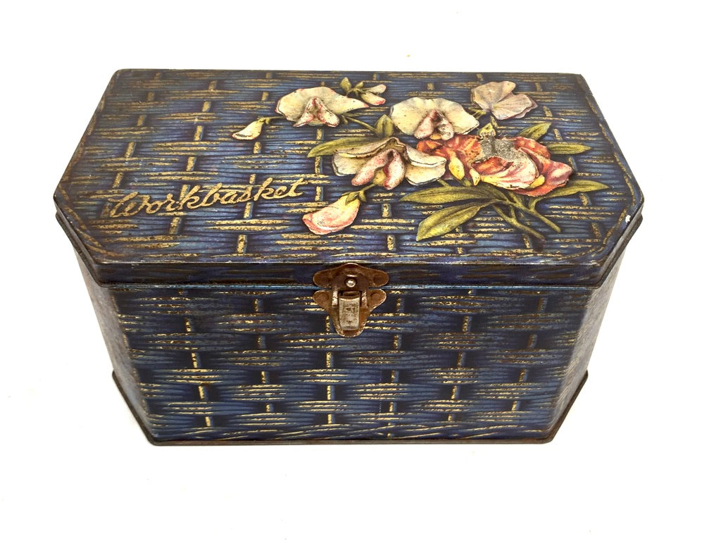 Antique Advertising 1930s Boy Blue Assortment of Toffees Tin by G.W. Horner & Co