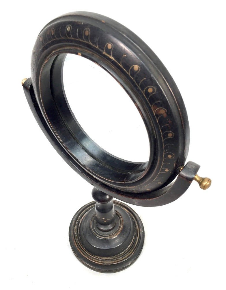Antique 19th Century Free-standing Swivel Tabletop Mirror / Dressing Table c1900