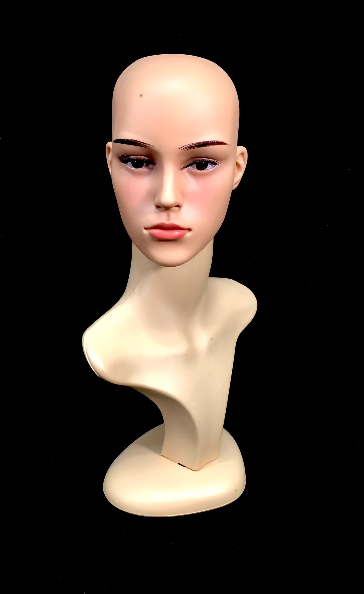 Vintage Advertising - Countertop 1970s Adjustable Mannequin Head / Shop Display