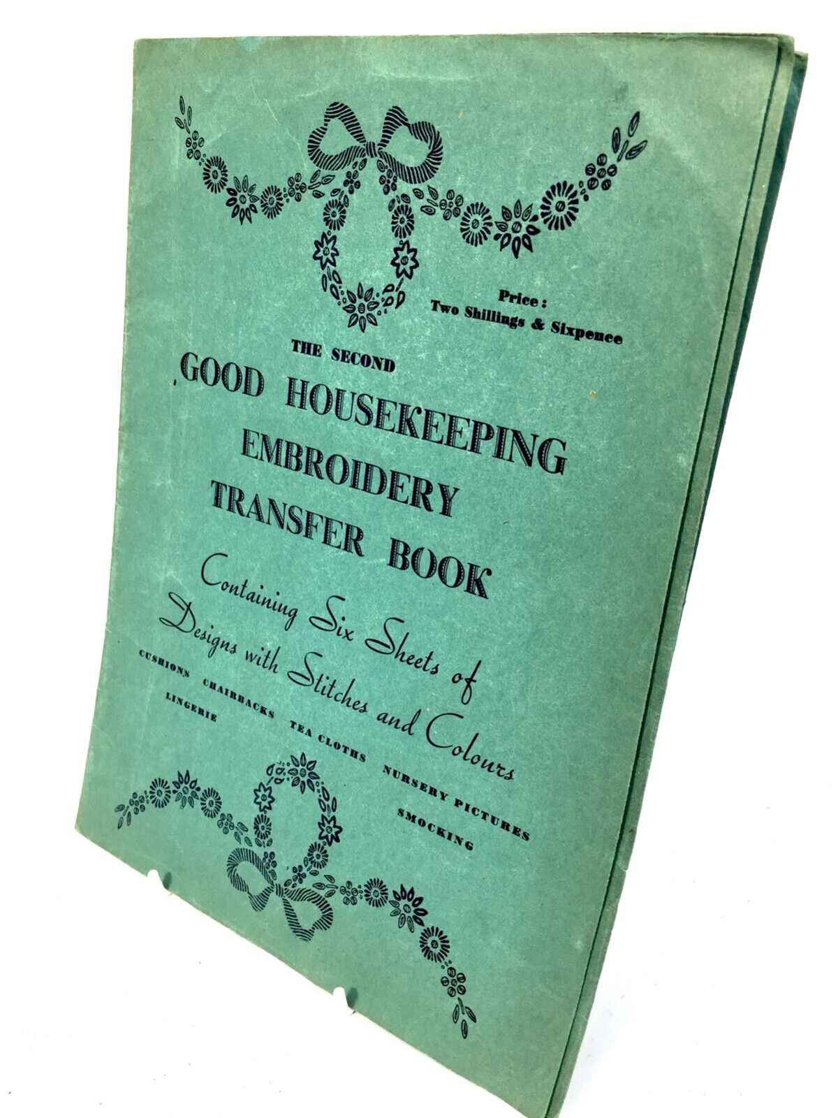 Antique Needlework Booklet - Good Housekeeping Embroidery Transfer Book