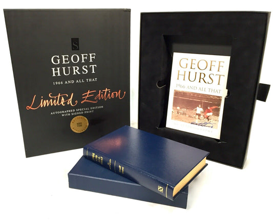 Geoff Hurst Signed Book Limited Edition - 1966 And All That / Number 293/1100