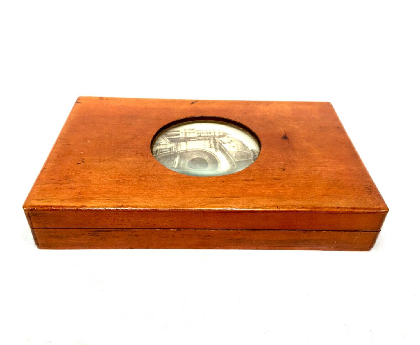 Antique Wooden Photo Picture Postcard Scope Viewer / Graphoscope c.1920