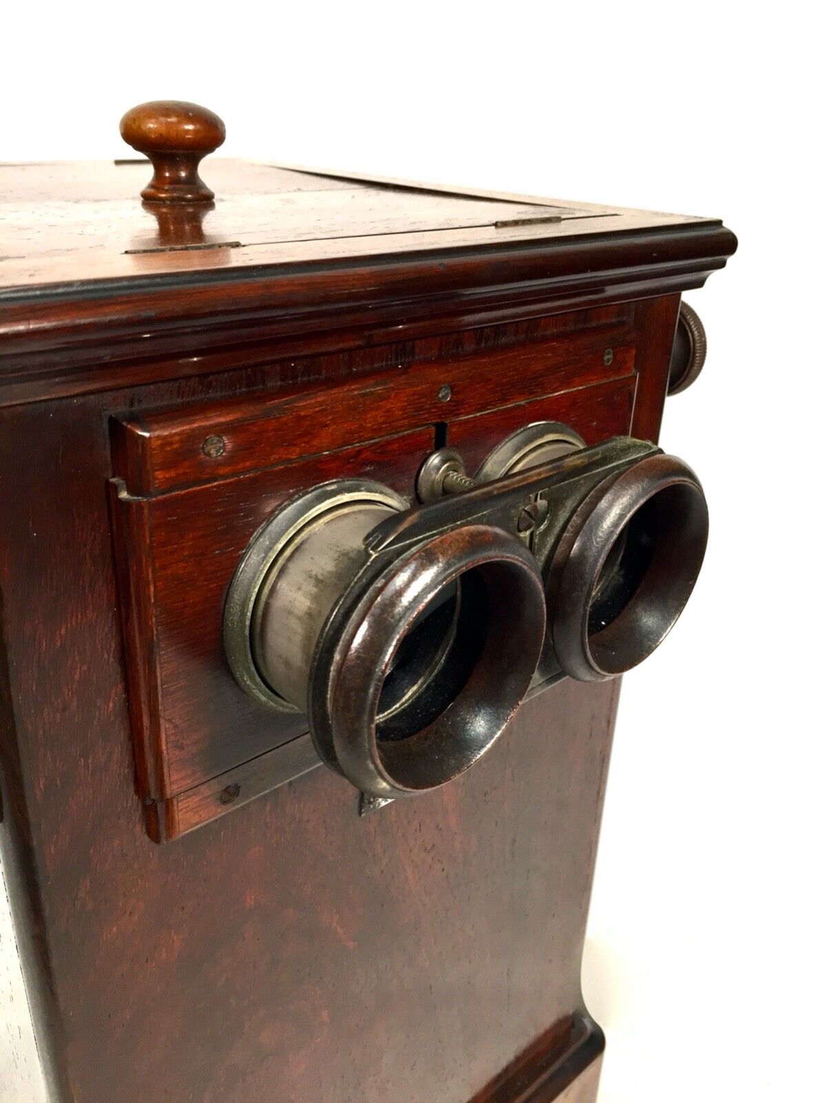 Antique 19th Century Tabletop Large Stereoscope / Stereo Viewer c.1880 Working