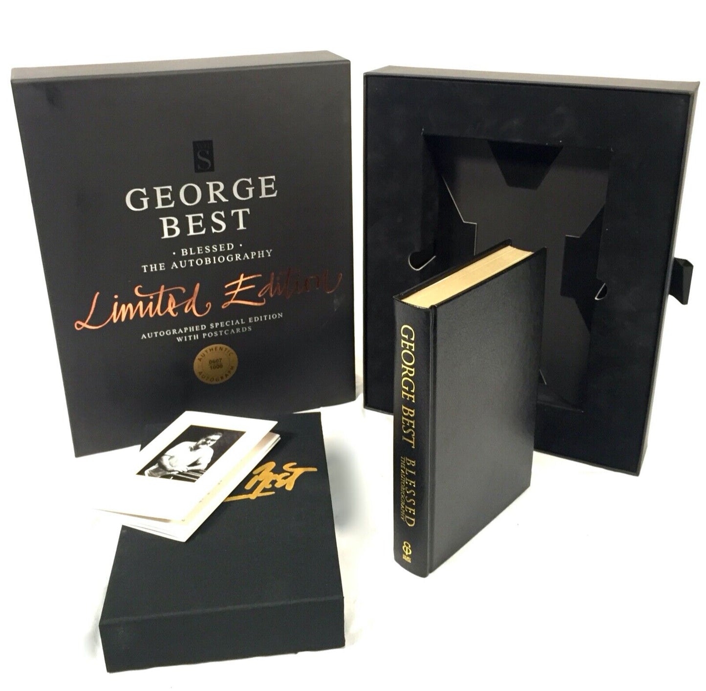 George Best Signed Book Limited Edition - "Blessed" The Autobiography Autograph