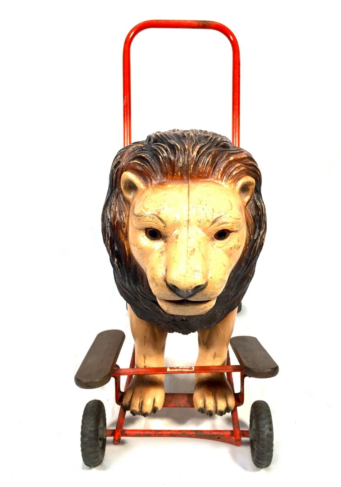 Vintage 1950s Triang Ride on & Push Along Lion Toy / Tri-ang / Antique