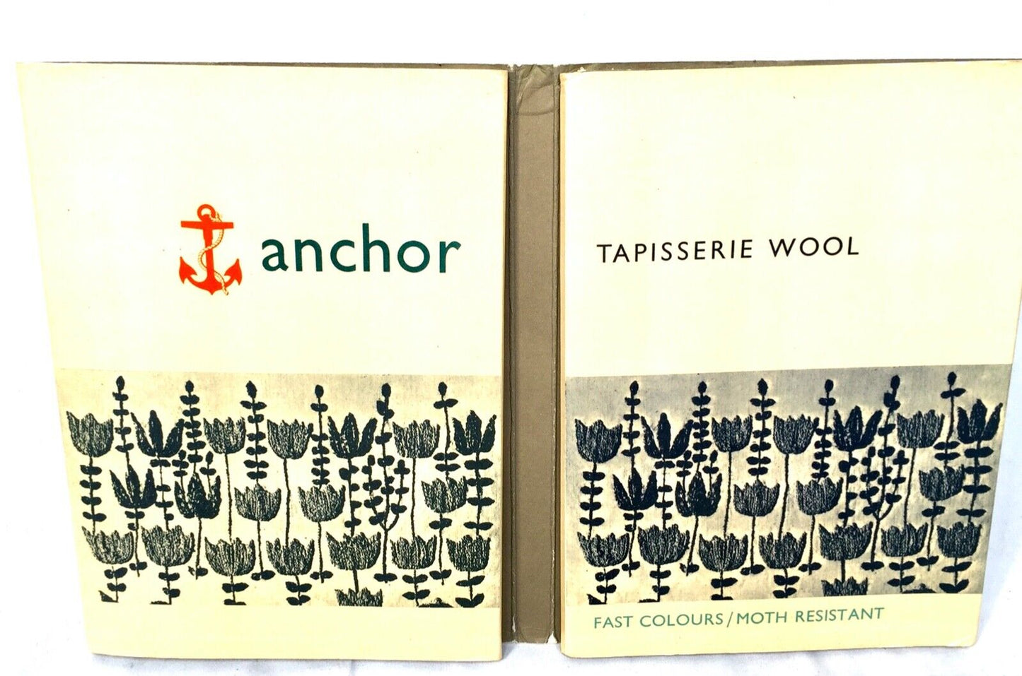 Vintage Clarks Anchor Sewing Silks / Tappisserie Wool Colour Index Booklet