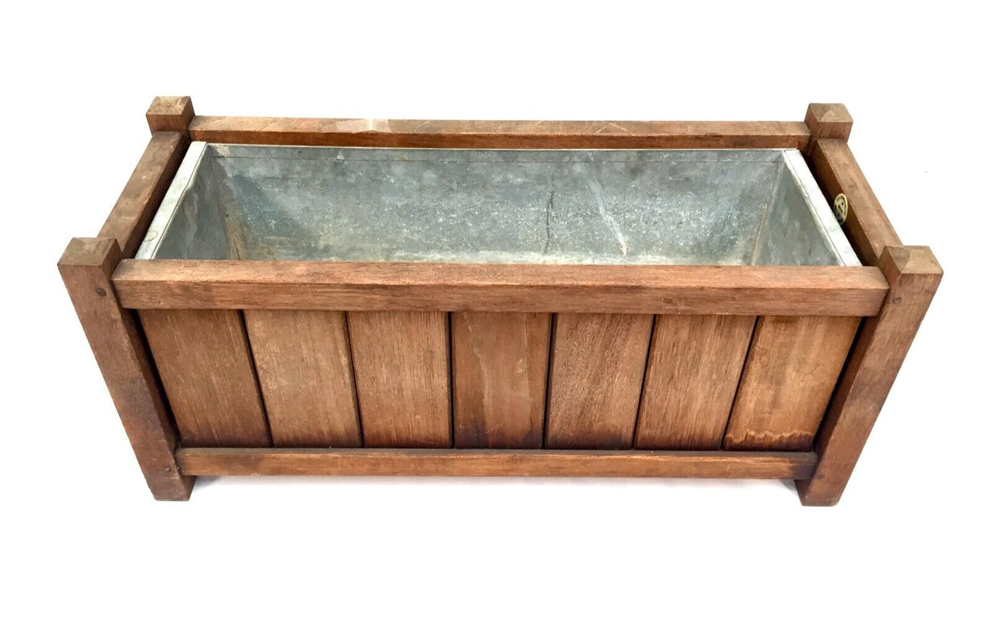 Vintage Teak Window Box / Planter By R A Lister & Co Ltd / Antique Plant Pot