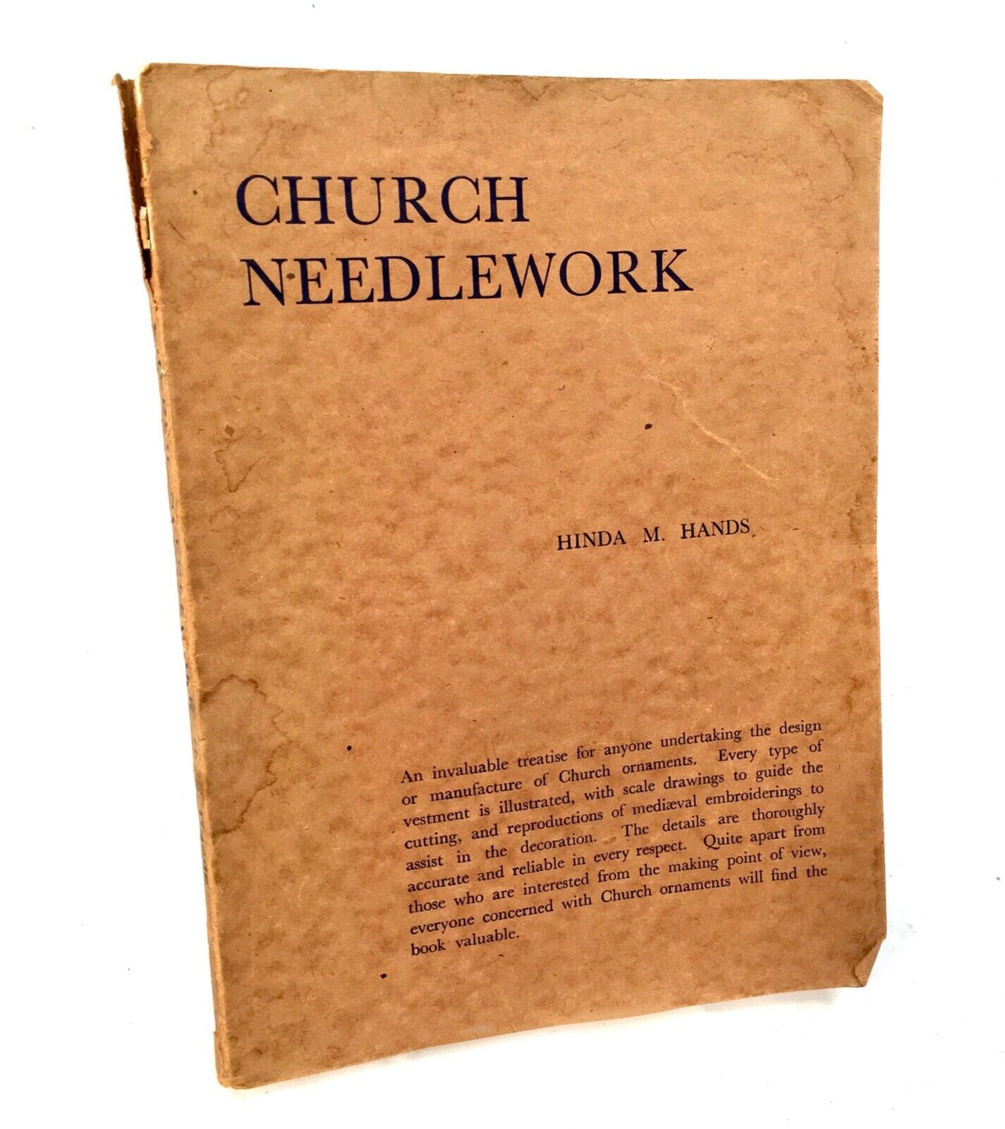 Vintage Church Needlework Sewing Guide Ideas Book by Hinda M Hands c.1950