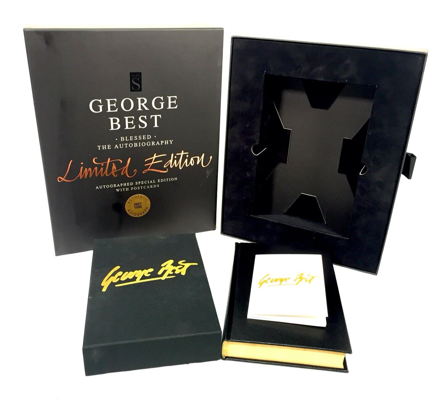 George Best Signed Book Limited Edition - "Blessed" The Autobiography Autograph