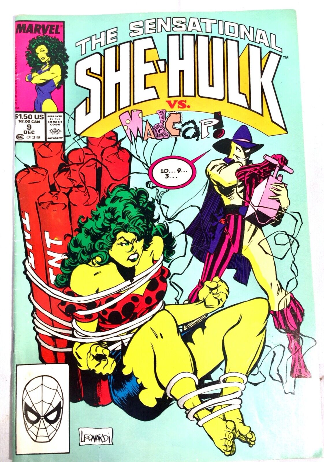 Vintage Comics - Marvel Comics The Sensational She-Hulk Issue No 9 1980s