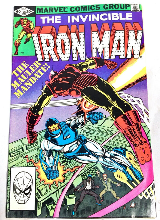 Vintage Comic Book - Marvel The Invincible Iron Man Comic Issue No. 156 / 1982