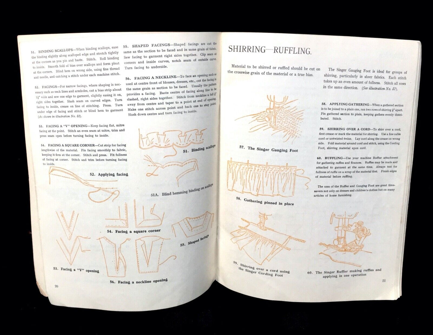 Pair of Singer Sewing Machine Books - Dressmaking Guide & Reference Library