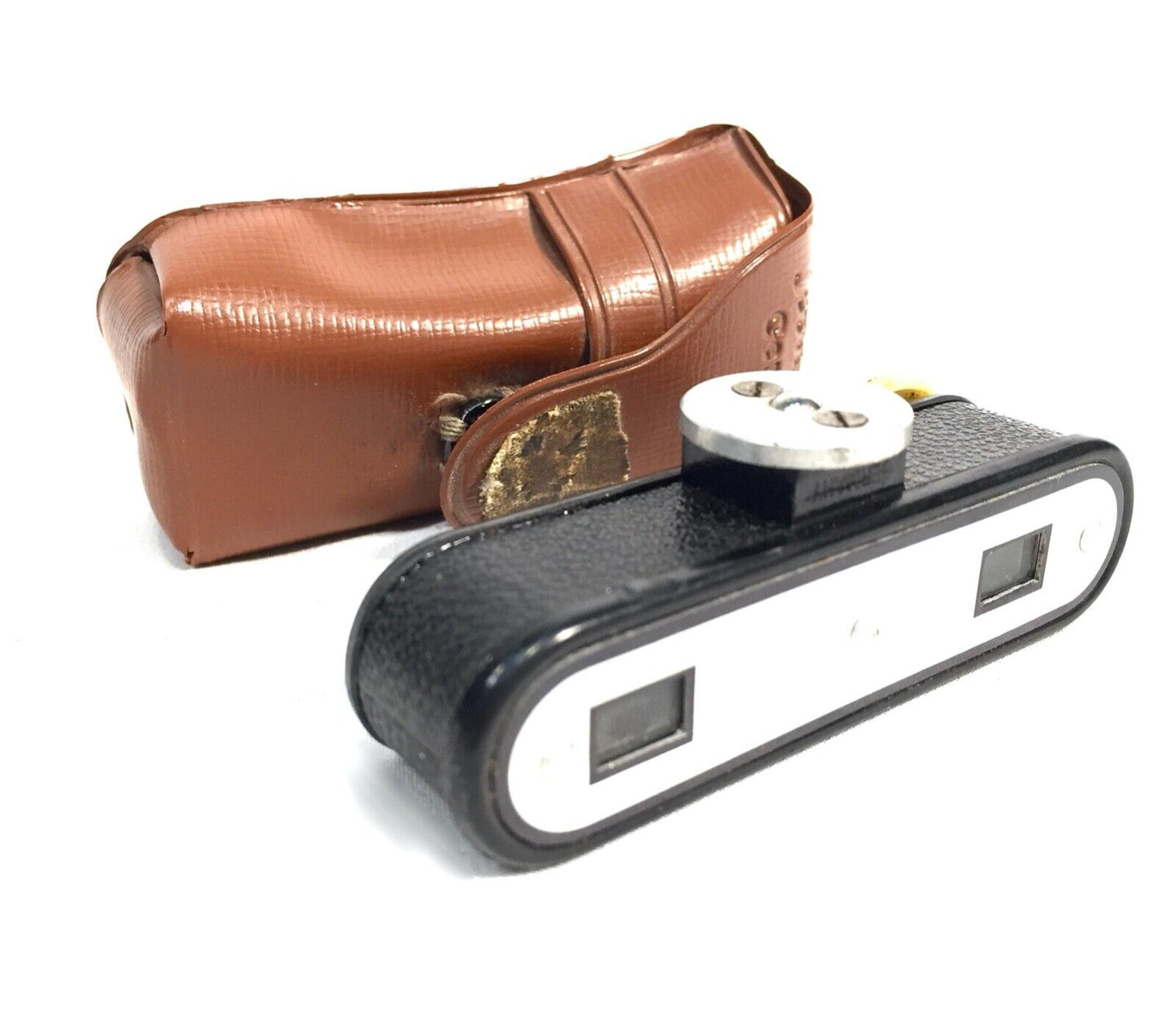 Vintage German Prazisa Auxiliary Rangefinder Attachment with Case c.1950