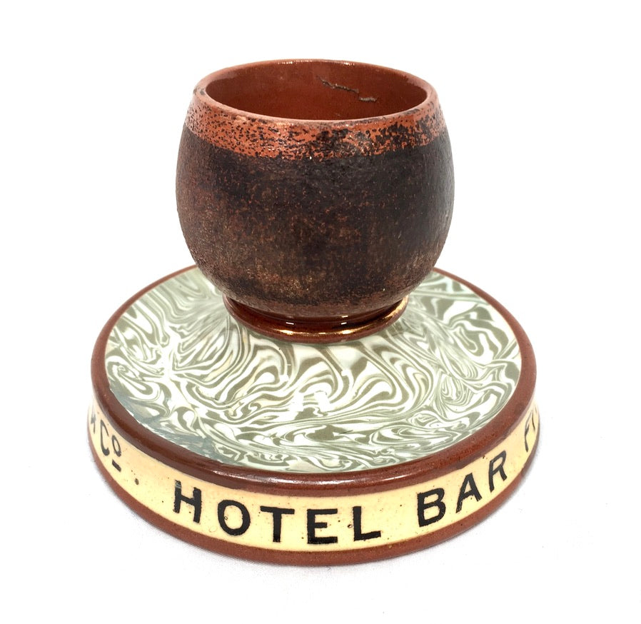 Antique Advertising - Reynolds Bar Fitters, Leeds Match Stick Holder & Striker