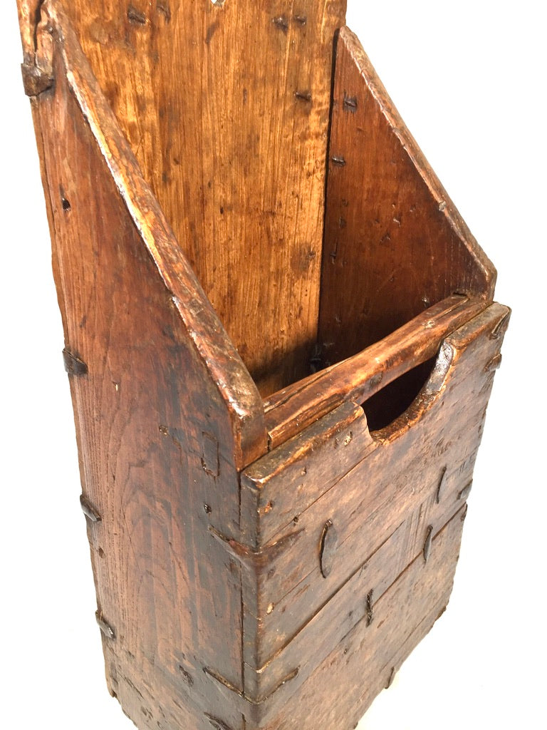 Antique 19th Century Kitchenalia Wooden French Grain Scoop Country Kitchen c1850