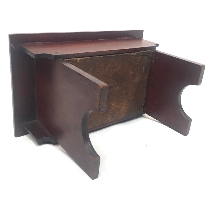 Antique Wooden 20th Century Money Box / Collection Box / Treen / Miniature Table