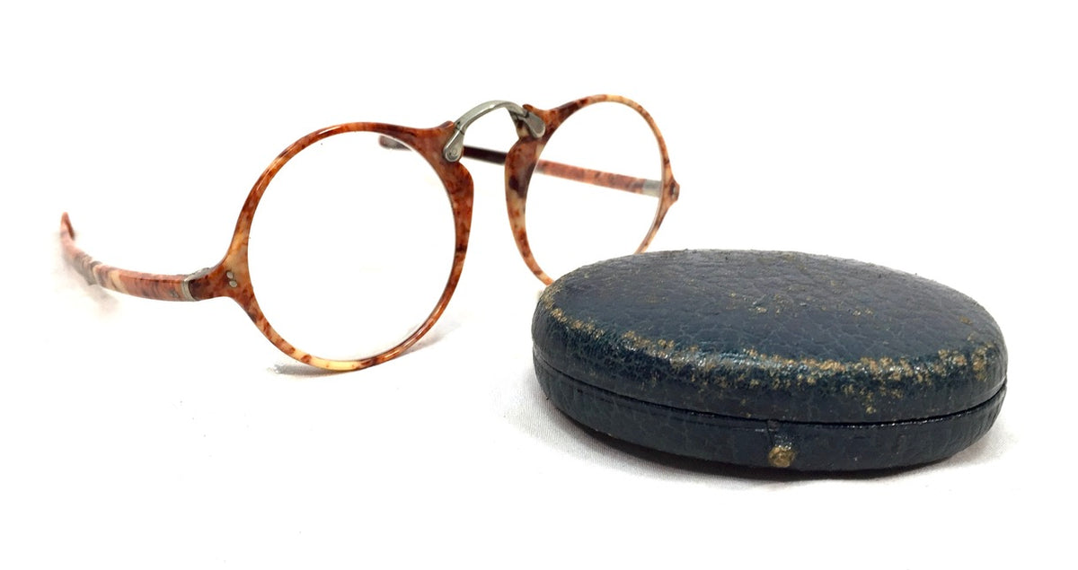 Antique Folding Ladies Glasses Spectacles Cooke Troughton & Simms Original Case