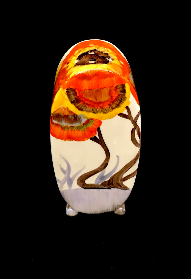 Clarice Cliff - Rhodanthe Pattern Bonjour Sugar Sifter Art Deco Pottery