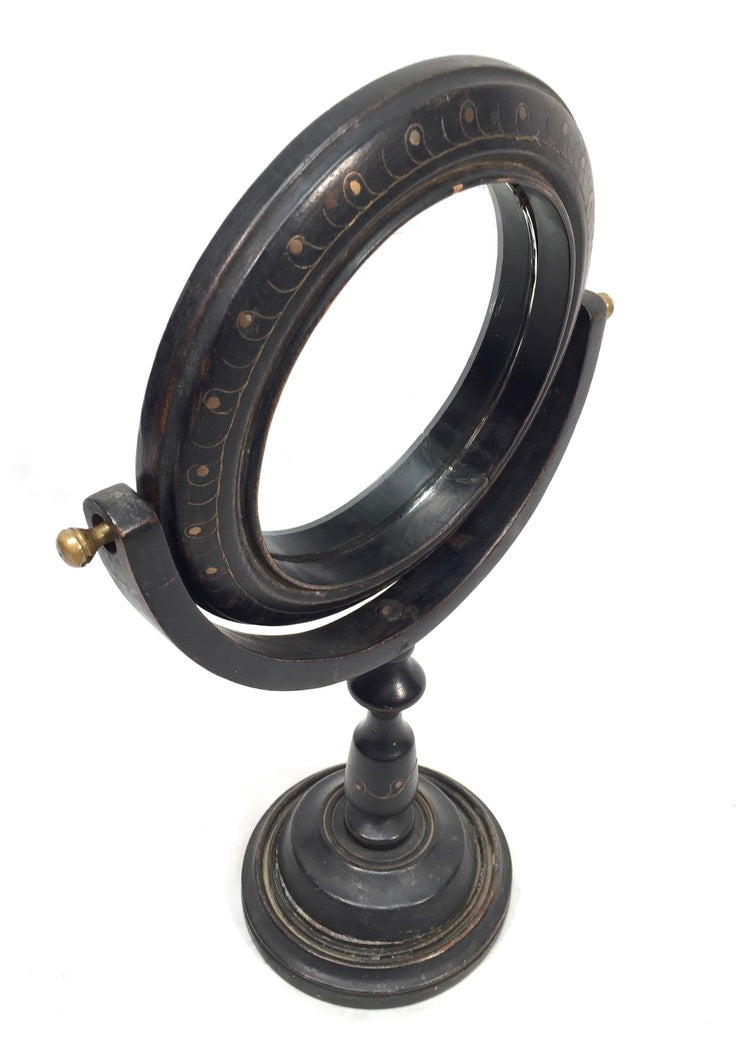 Antique 19th Century Free-standing Swivel Tabletop Mirror / Dressing Table c1900