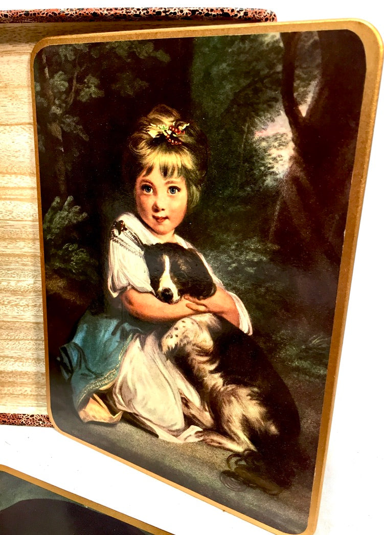 Vintage 1960s Complete Set of Win-El-Ware Table Mats Old Master Paintings In Box