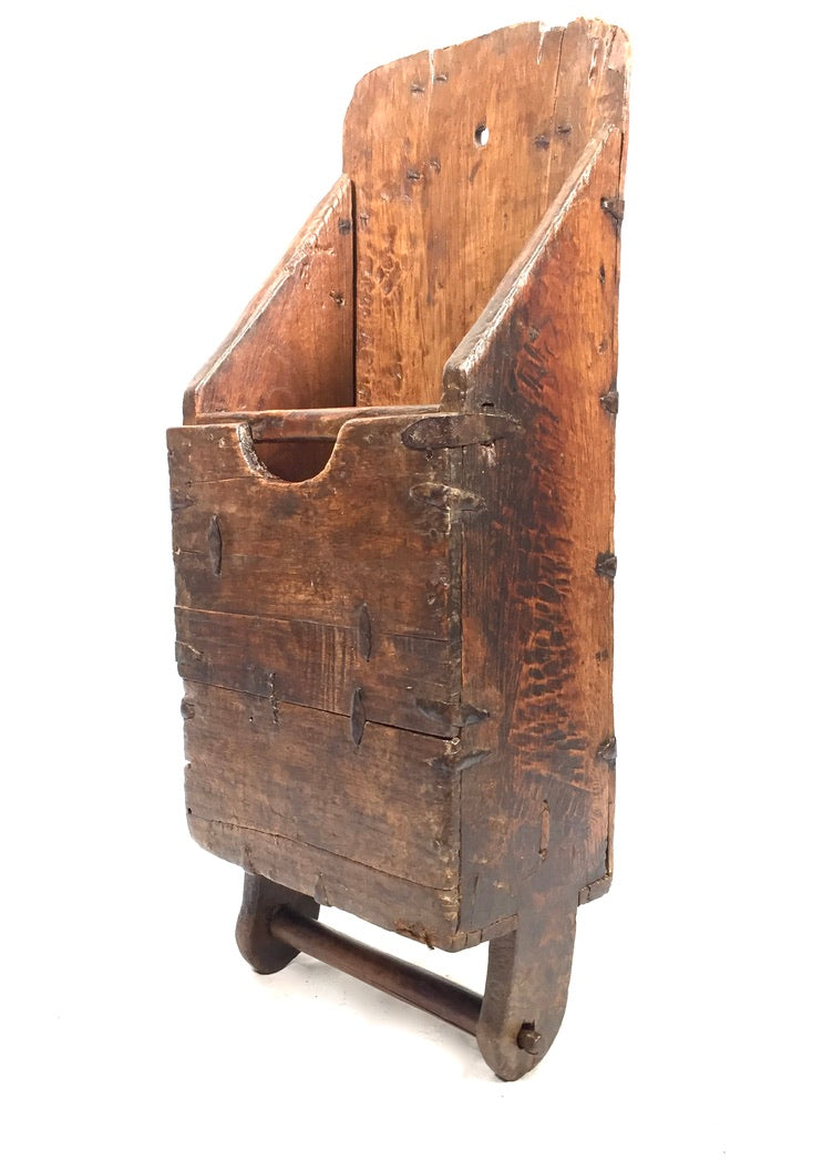Antique 19th Century Kitchenalia Wooden French Grain Scoop Country Kitchen c1850