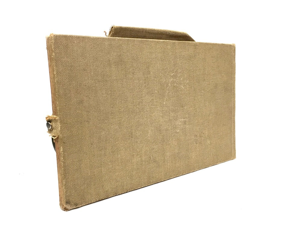 Antique 1920s Personal Artist Sketch Book Art Album Diary Drawings Watercolours