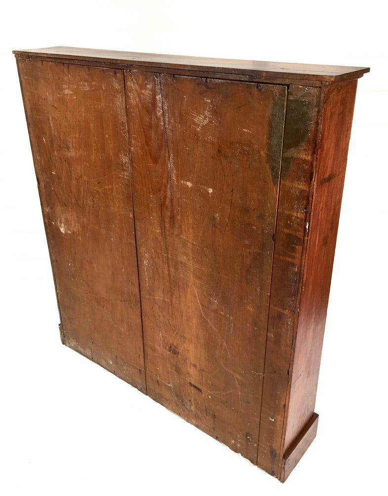 Antique Wooden Bookcase / Book Shelf Display Rack Freestanding c.1950 / Vintage