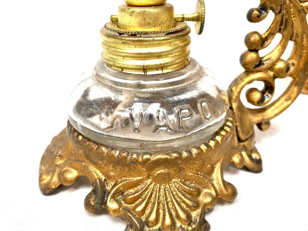Antique Apothecary Vapo-Cresolene Vaporizer Set / Night Lamp Original Box c.1900