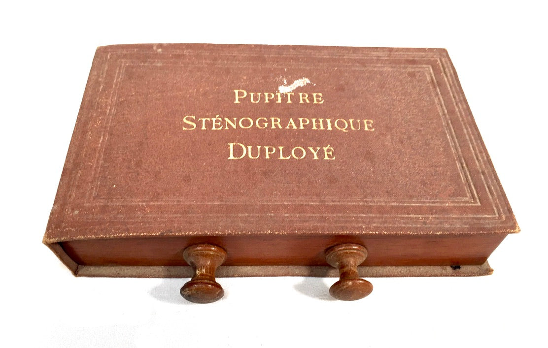 Antique 19th Century French Stenographie Duploye Travel Stationery Writing Kit