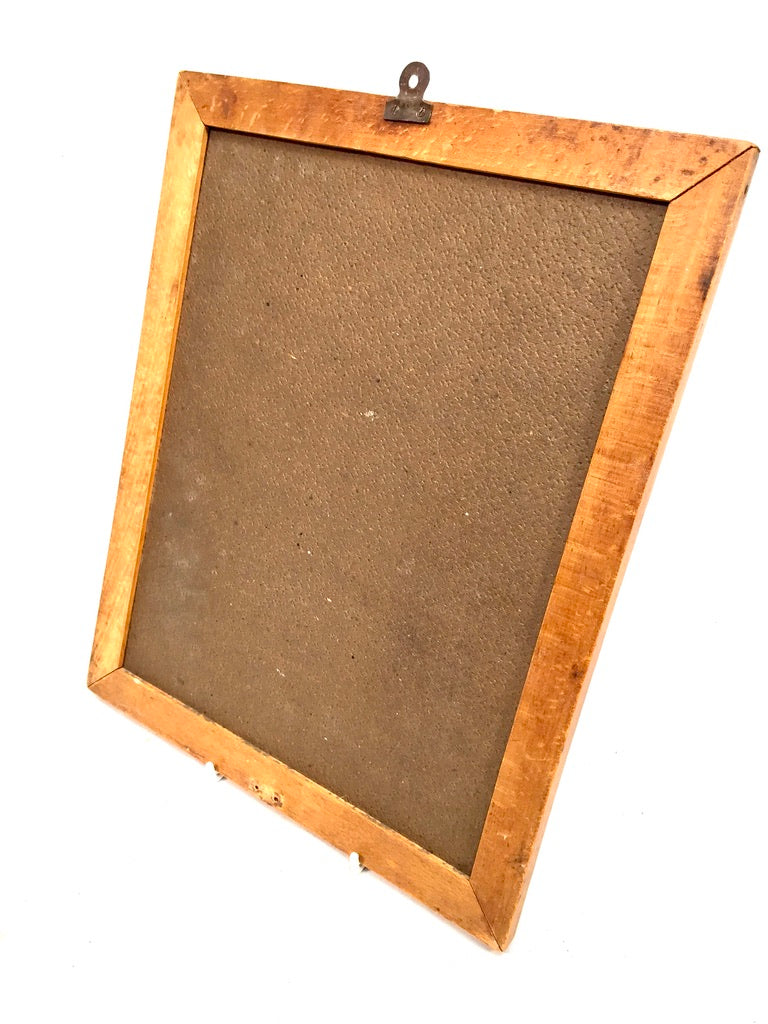 Antique Advertising - Wills's Gold Flake Honey Dew Cigarettes Oak Framed Mirror