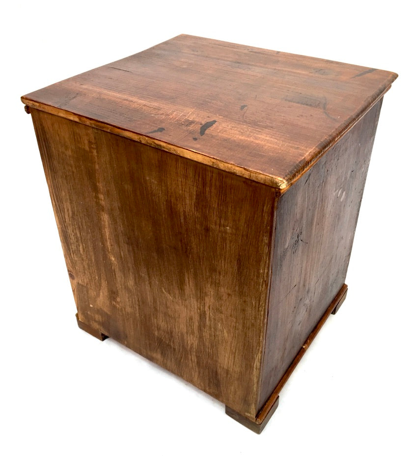 Antique Tabletop Wooden Chest of Collectors Drawers / Printers Storage Box c1900
